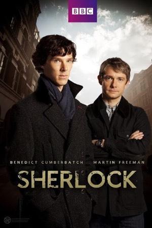 Benedict Cumberbatch interpretando a Sherlock